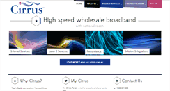 Desktop Screenshot of cirruscomms.com.au